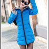 Long Sleeve Down Parka Slim Casual Quilted Chaquetas Jacket