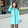 Long Sleeve Down Parka Slim Casual Quilted Chaquetas Jacket