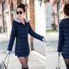 Long Sleeve Down Parka Slim Casual Quilted Chaquetas Jacket