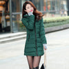 Long Sleeve Down Parka Slim Casual Quilted Chaquetas Jacket