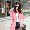 Long Sleeve Down Parka Slim Casual Quilted Chaquetas Jacket