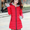 Long Sleeve Down Parka Slim Casual Quilted Chaquetas Jacket