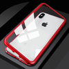 iPhone Magnetic Adsorption Case With Tempered Glass