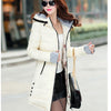 Long Sleeve Down Parka Slim Casual Quilted Chaquetas Jacket