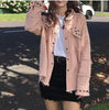 Spring Rivet Denim Jacket For Women