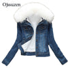 Lambswool Jeans Coat Denim Jacket