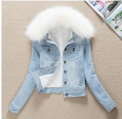 Lambswool Jeans Coat Denim Jacket