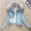 Lambswool Jeans Coat Denim Jacket