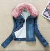 Lambswool Jeans Coat Denim Jacket