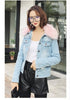 Lambswool Jeans Coat Denim Jacket