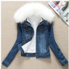 Lambswool Jeans Coat Denim Jacket