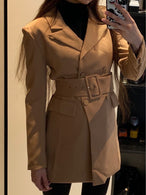 Fashion Za 2019 Women Khaki Casual Spring Autumn Jacket